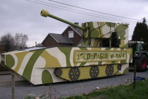 2005 - La 1er compagnie en folie : 1er sortie du char