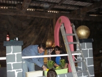2011 - Les Aristos Grand-Rechaintois : Montage du char