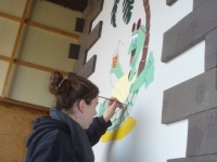 2014 - Les thermes de Grand-Rechain : Montage du char