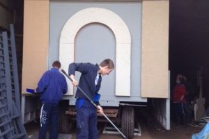 2017 - Le dernier voyage : Montage du char 